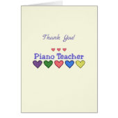 Piano-leraar GH Hartelijk dank (Voorkant)