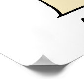 Piano-leraar Lijst met regels Poster (Hoek)