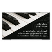 Piano-leraar Magnetisch Visitekaartje (Voorkant)