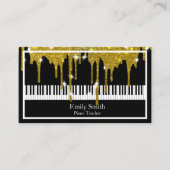 Piano-leraar Visitekaartje (Voorkant)