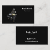 Piano-leraar Visitekaartje (Voorkant / Achterkant)