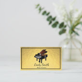 Piano-leraar Visitekaartje (Staand voorkant)