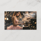 Piano-leraar Visitekaartje (Voorkant)