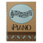 Piano Lesson Practice Journal Notitieboek (Voorkant)