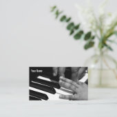 Piano Lesson Visitekaartje (Staand voorkant)