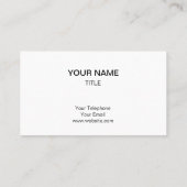 Piano Lesson Visitekaartje (Achterkant)