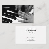 Piano Lesson Visitekaartje (Voorkant / Achterkant)