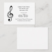 Piano Lesson Visitekaartje (Voorkant / Achterkant)