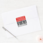 Piano Lessons Promotionele Stickers (Envelop)