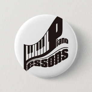 PIANO_LESSONS RONDE BUTTON 5,7 CM