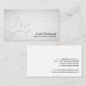 Piano Lessons Textured look Visitekaartje (Voorkant / Achterkant)