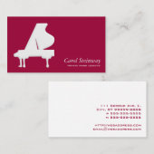 Piano Lessons Visitekaartje (Voorkant / Achterkant)