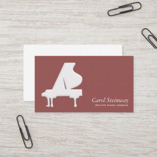 Piano Lessons Visitekaartje