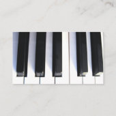 Piano Lessons Visitekaartjes (Achterkant)
