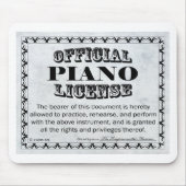 Piano-licentie Muismat (Voorkant)