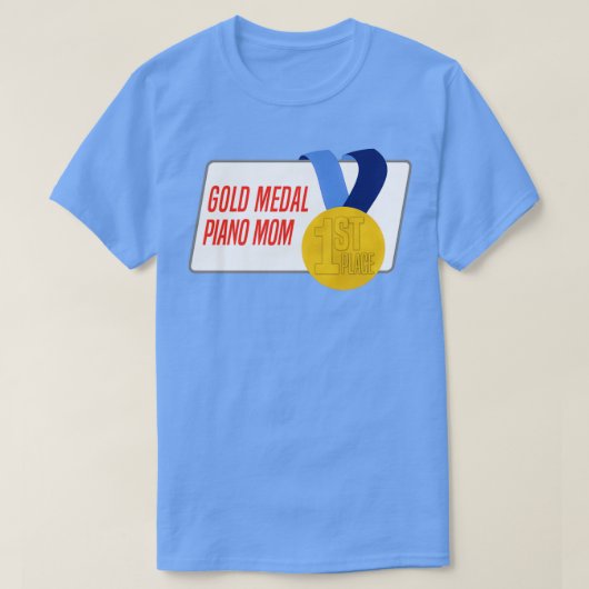 Piano Mam Gold Medal Award - Gift T-shirt (Design voorkant)