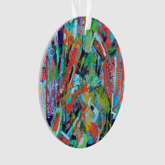 Piano Man Acryl Ornament (voorkant)