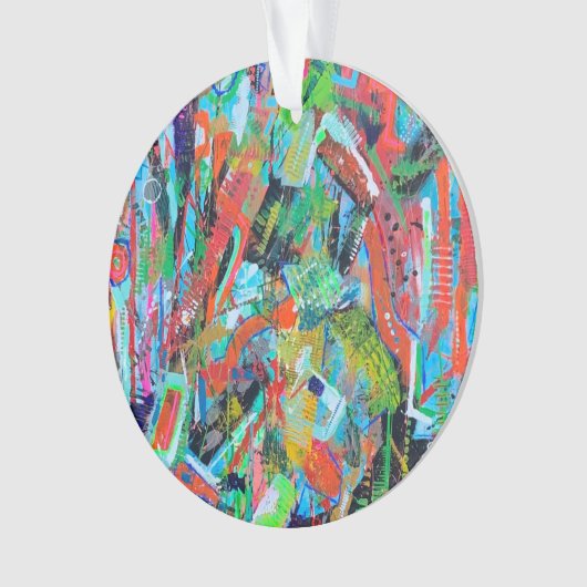 Piano Man Acryl Ornament (voorkant)