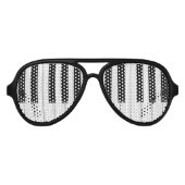 Piano-Man Aviator Zonnebril (Voorkant)