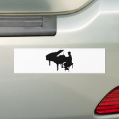 Piano-Man Bumpersticker (Op auto)