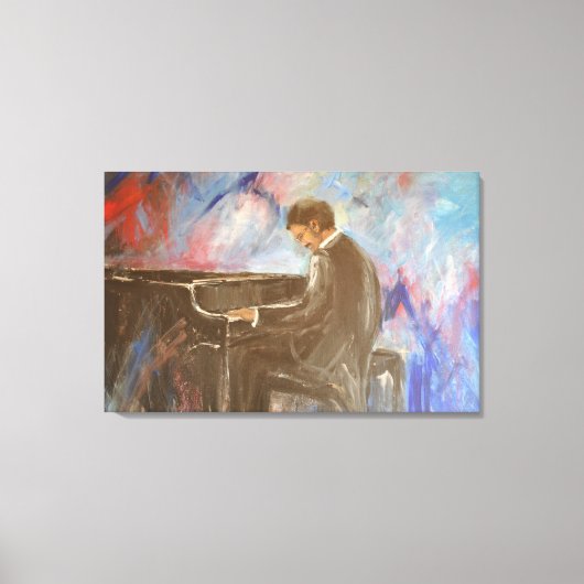 PIANO-MAN CANVAS AFDRUK (Voorkant)