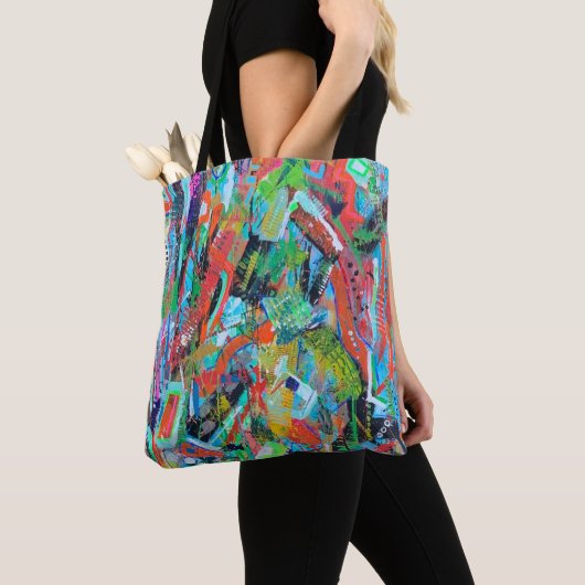 Piano Man Canvas tas (Dichtbij)