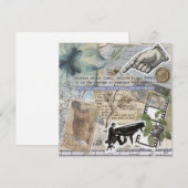 Piano Man Flat Wenskaart (Voorkant / Achterkant)