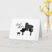 Piano-Man Kaart (Gele Bloem)