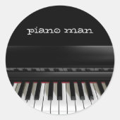 Piano man sticker blad (Voorkant)