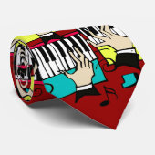 "PIANO MAN" STROPDAS (Opgerold)