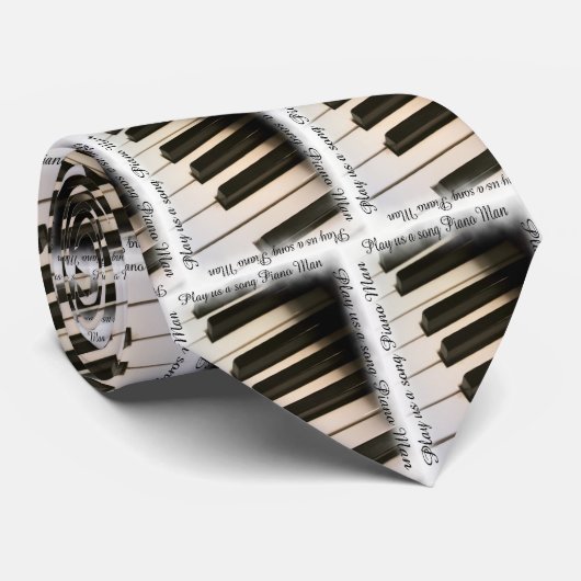 Piano-Man Stropdas (Opgerold)