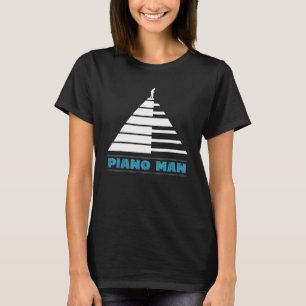 Piano Man voor keyboard en instrument T-shirt