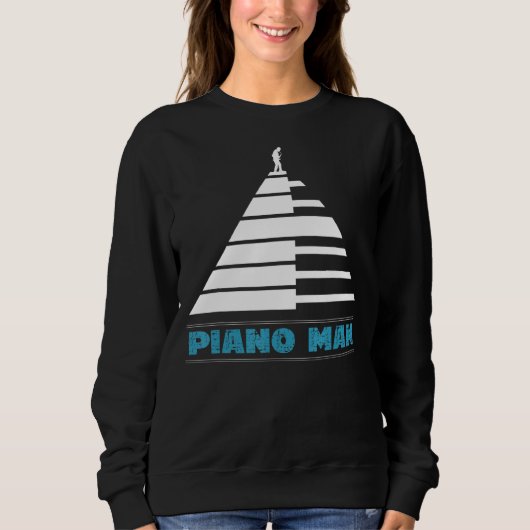 Piano Man voor keyboard en instrument Trui (Voorkant)