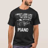Piano Mannen Vrouwen Muziek Piano Player Pianist 6 T-shirt (Voorkant)