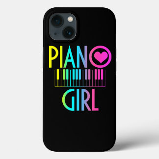 Piano Meisje Grappig Pianist Muzieknoten Musical K Case-Mate iPhone Case