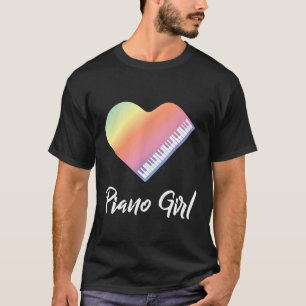 Piano Meisje Pianist Klassieke Muziek Concert Orch T-shirt