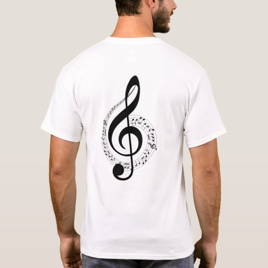 Piano Meisje T-shirt (Achterkant)