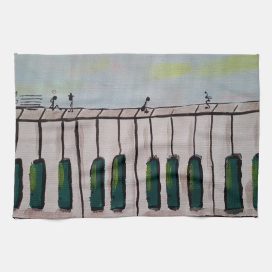 Piano Mensen Keuken Handdoeken (Horizontaal)