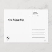 Piano met toetsen Sticking Feestdagenkaart (Achterkant)