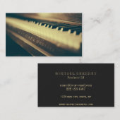  piano met uw merknaam visitekaartje (Voorkant / Achterkant)