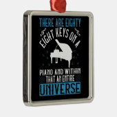 Piano - metalen ornament (Rechts)