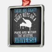 Piano - metalen ornament (Links)