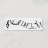 Piano Mini Visitekaartje (Achterkant)