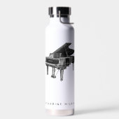 Piano-minimalistisch wit Waterfles (Links)