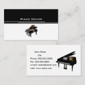 piano_mover visitekaartje (Voorkant / Achterkant)