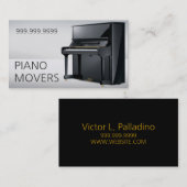 Piano Moving Movers Visitekaartje (Voorkant / Achterkant)