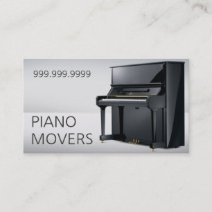 Piano Moving Movers Visitekaartje