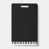 PIANO MUSIC BADGE (Achterkant)
