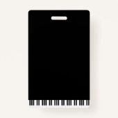 PIANO MUSIC BADGE (Voorkant)