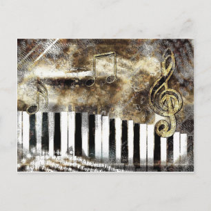 Piano Music Briefkaart